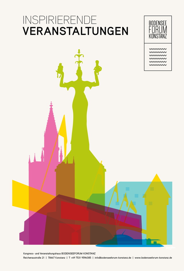 Plakat für das Bodenseeforum Konstanz