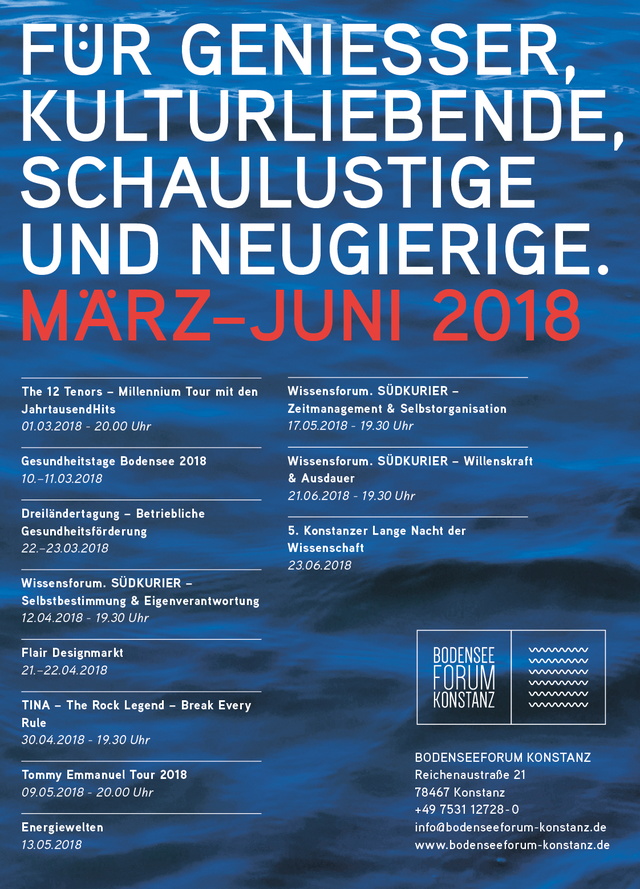 Anzeige für das Bodenseeforum Konstanz